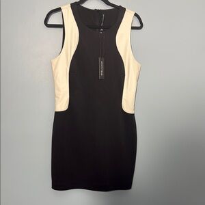 WALTER BAKER Luca Dress in black/ivory. NWT size medium office casual workwear